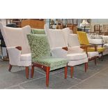 A group of eight Parker Knoll chairs.