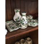 Masons Ironstone - 7 items in Chartreuse pattern