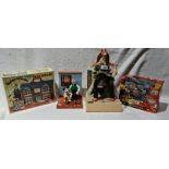 A Star Wars Jar Jar Binks moving animated model toy, a Doctor Who RC Dalek ( boxed ), a Wallace &