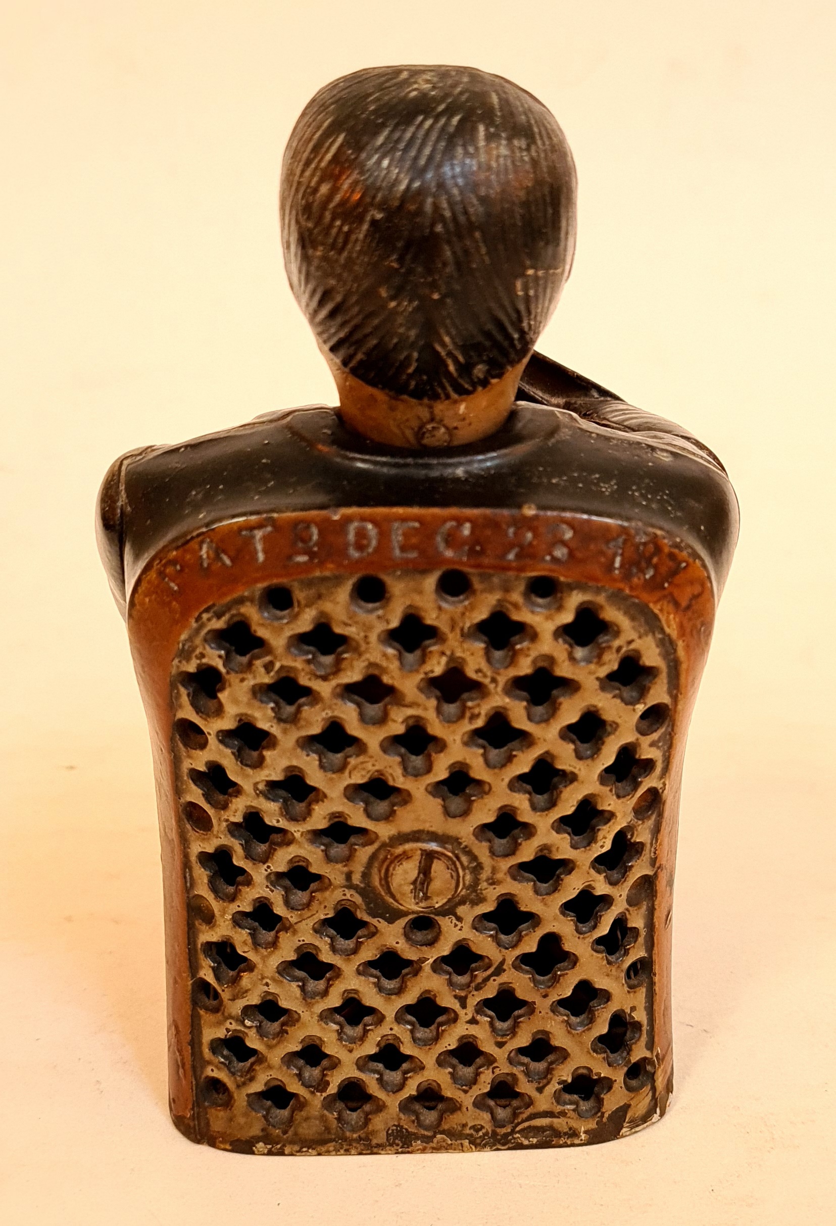 A Victorian novelty money bank Tammany Bank, patent 1875, height 15cm. - Bild 3 aus 7