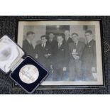 An Imperial Chemical Industries Ltd, Billingham Division science medallion awarded to Eric Ross