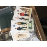 A collection of modern military postcards - regiments ( approx 50 ).