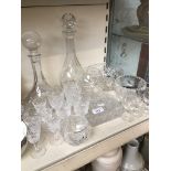 Selection of glassware