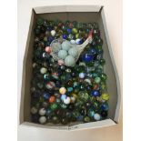 A box of marbles