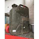 A 1976 20L jerry can.
