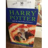 Harry Potter and the Half-Blood prince, J K Rowling, first edition with mistake on page 99.