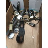 Assorted watches including a gent's Emporio Armani etc.