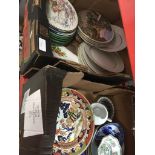 2 boxes of collectors plates