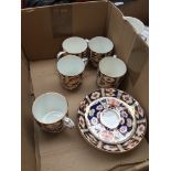 An Imari coffee set