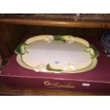 A boxed Arum Lily tray by Graff porcelain