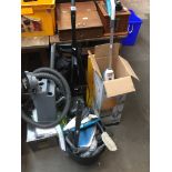 Kirby Avalir vacuum cleaner with tools and a Vax Steam Fresh combi with tools.