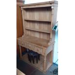 A pine dresser.