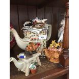 3 boxed Cardew teapots, - one limited edition Moving Day, produced 1995, with Teddy Bears Picnic and