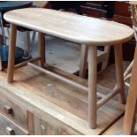 A modern Habitat light oak stool.