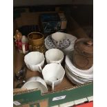 Teaware and kitchenalia including Royal Crown Derby, Worcester, etc