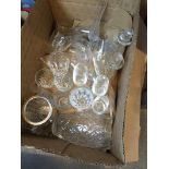 Box of glassware