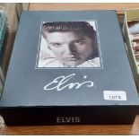 A boxed set of Elvis Presley DeAgostini fan club magazines