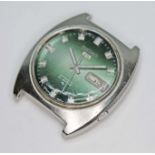 A 1977 Seiko 5 stainless steel wristwatch, ref. 7009-8250, cal. 7019A, serial no. 7N0591, signed