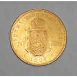 Bulgaria, Ferdinand I 1894 10 leva.