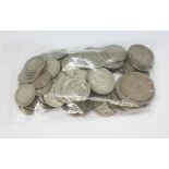 Assorted GB coins comprising shillings, sixpences, two half crowns and a two shilling, 1920 and