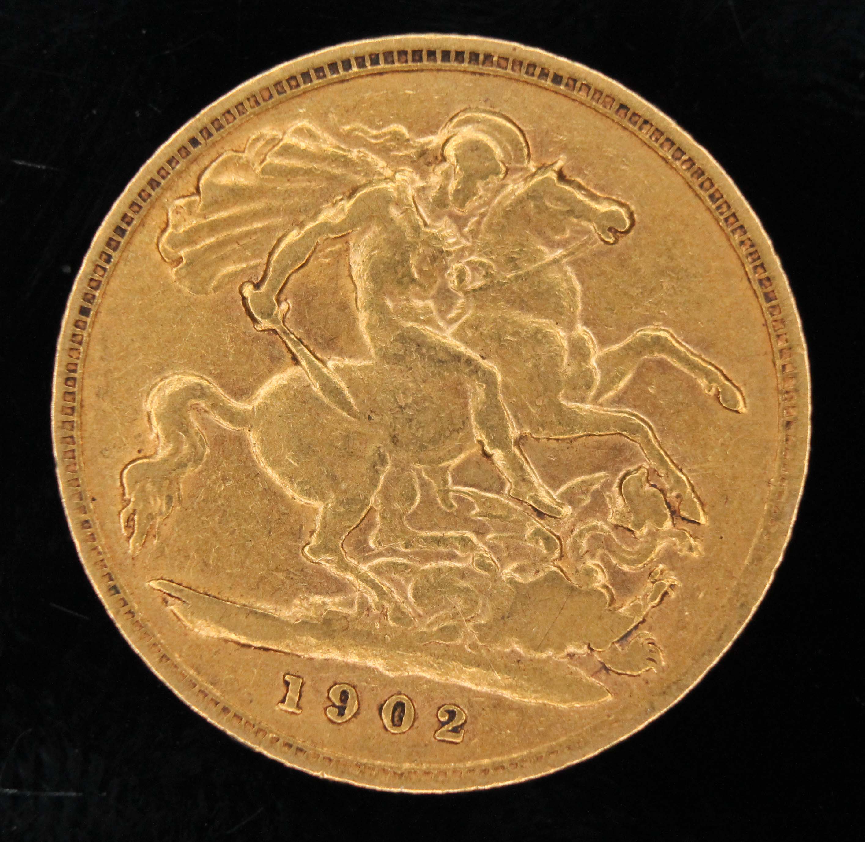 Edward VII 1902 half sovereign. - Bild 2 aus 2