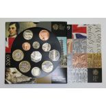 Royal Mint 2009 brilliant uncirculated eleven coin set including 2009 Kew Gardens 50p.