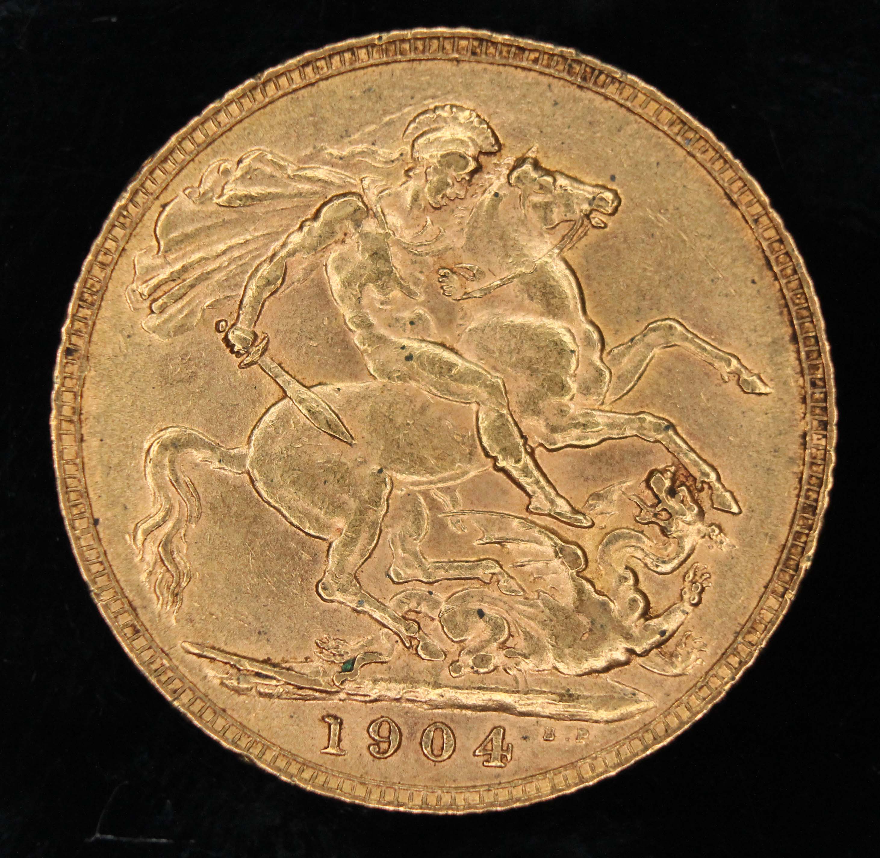 Edward VII 1904 sovereign. - Bild 2 aus 2