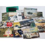 A collection of 16 booklets (Castrol, Esso, Shell, BP Motor Sport) on yearly achievements from 1952,