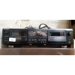 A Sony stereo cassette deck TC-WE525