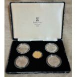 Elizabeth II Pobjoy mint cased set Legal Tender Proof Coins.