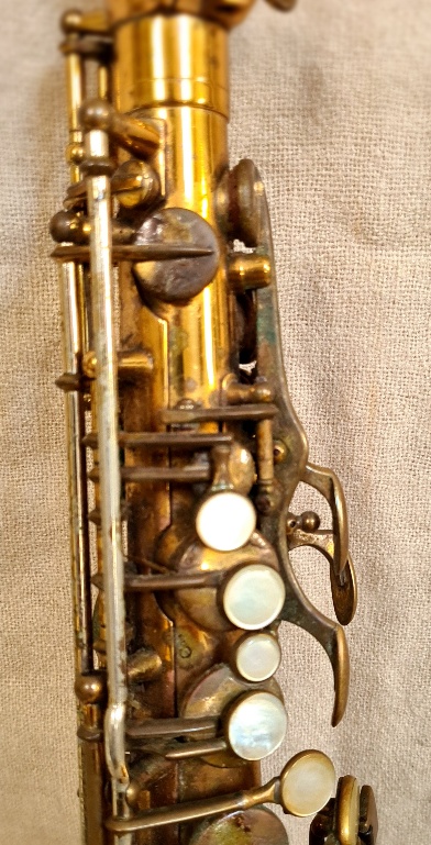 A Selmer Super Action alto saxophone circa 1950s, with Selmer Soloist E mouthpiece. - Image 12 of 14