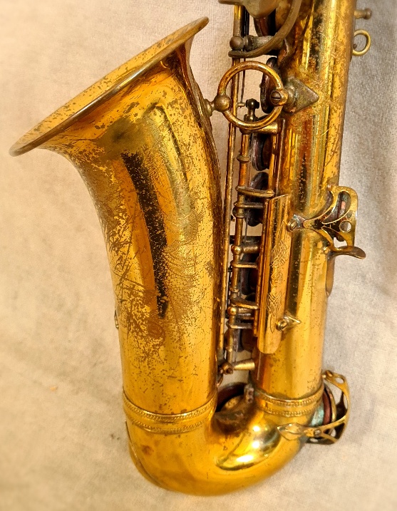 A Selmer Super Action alto saxophone circa 1950s, with Selmer Soloist E mouthpiece. - Image 7 of 14