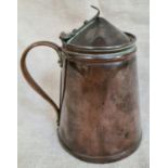 William Arthur Smith Benson antique copper and brass jacketed water jug.