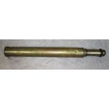 A brass telescope, Ross, London. 26911. Patent K197.