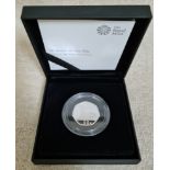 A Royal Mint The Shape of a Revolution 50 Years of the 50p Anniversary coin, silver proof 2019