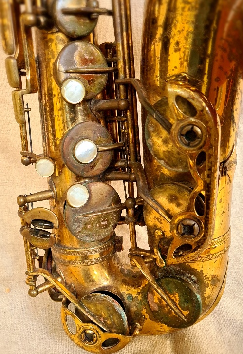 A Selmer Super Action alto saxophone circa 1950s, with Selmer Soloist E mouthpiece. - Image 14 of 14