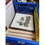 7 framed and glazed illustrations, after Jane Pinkney "The Yorkshire mouse painter".