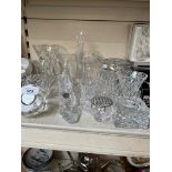 15 lead crystal items including Stuart, Galway, Brierley etc