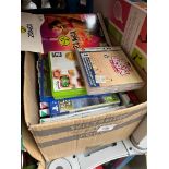 A Wii fit balance board, a Wii 15 in 1 accessory pack, Zumba fitness kit and various games.