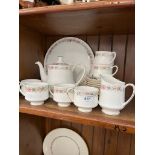 Royal Albert/Paragon Belinda teawares including teapot and cake stand