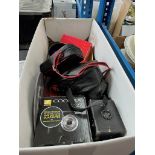 A box of cameras