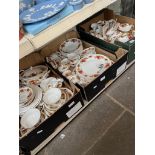 A box of Royal Albert Old Country Roses (appx 34 pieces), and 2 boxes of table ware with similar