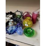 10 pieces of art glass