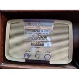 A vintage bakelite Murphy valve radio.