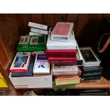 A large collection of playing cards, etc.