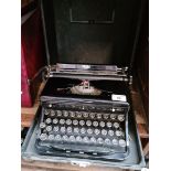 A vintage Royal portable typewriter