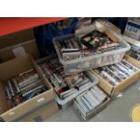 4 boxes of DVD's