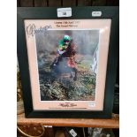 10 X 12 photograph Minnella Times winning 2021 Grand National signed by winning jockey and trainer.