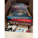 A box of games.