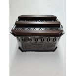 A late Victorian carriage foot warmer